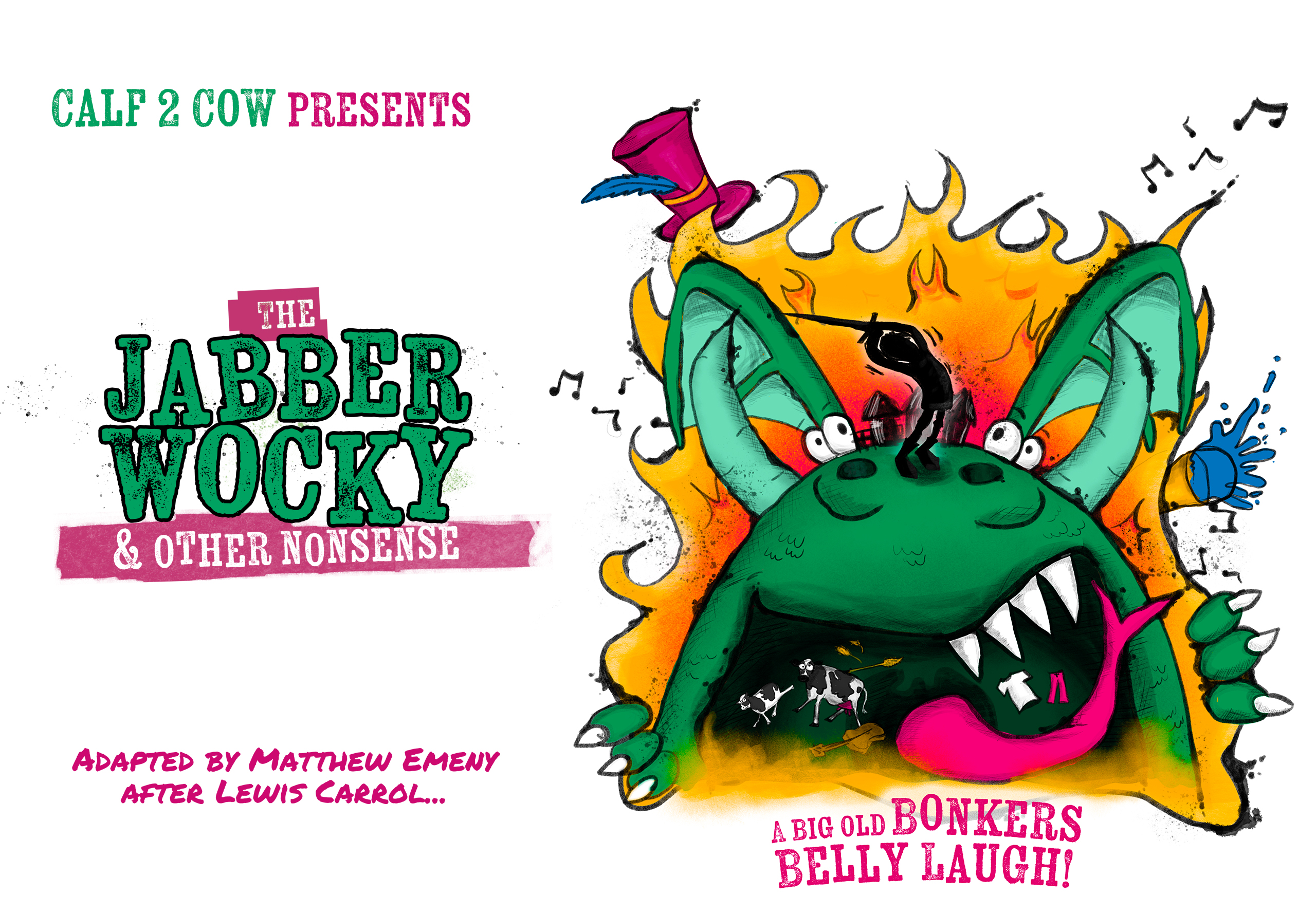 The Jabberwocky and Other Nonsense presented by Calf 2 Cow Theatre – 22nd August 2023